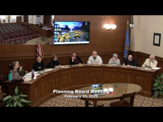 Planning Board Meeting 02/10/2025