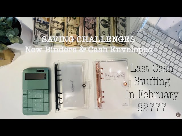 Last February Cash Stuffing|$2777|Saving Challenges| Sinking Funds| Dave Ramsey Inspired