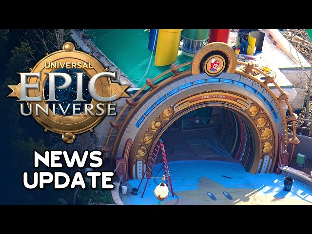 Universal Epic Universe News Mega Update — PORTALS READY, NIGHTTIME LIGHTING, & TEAM MEMBER TRAINING