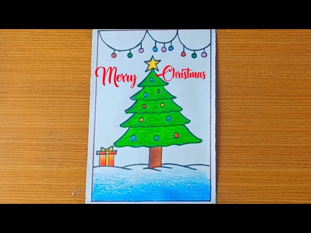 Christmas drawing 🎄| christmas tree drawing| christmas 2024🎄