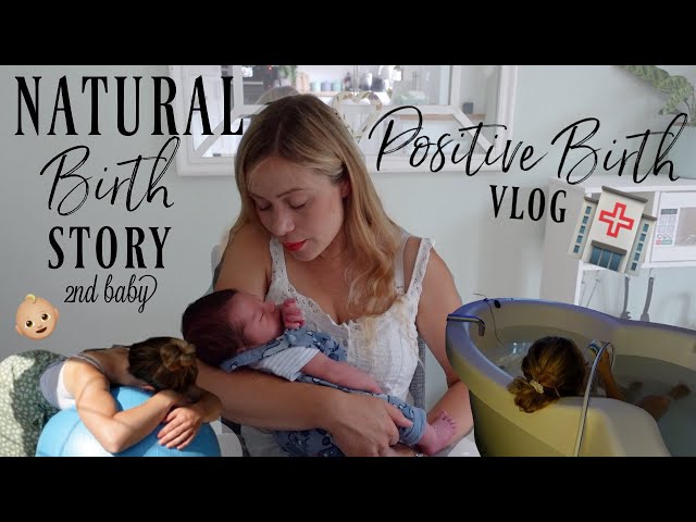 BIRTH STORY & VLOG | Spontaneous Labour at 38 Weeks | Positive Birth Experience NHS UK | 2nd Baby!