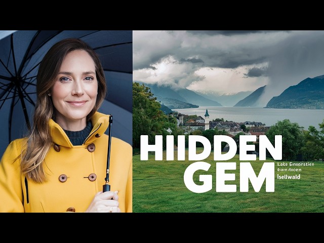 Rainy Day in Switzerland: Most Beautiful Villages Walking Tour 4K