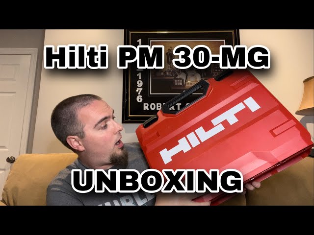 Hilti PM 30-MG Multi Line Laser Unboxing