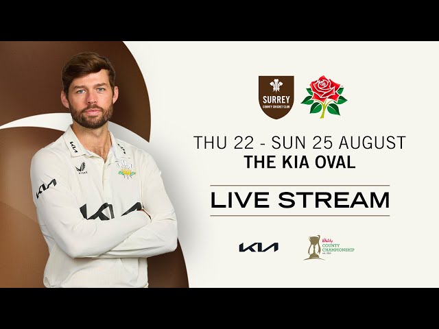 🔴 LIVE: Surrey v Lancashire | DAY TWO | Vitality County Championship