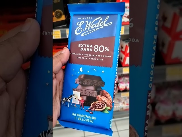 E Wedel Extra Dark chocolate #darkchocolate #shortfeed #trendingonshorts #cocoa #ytshorts #viralfood