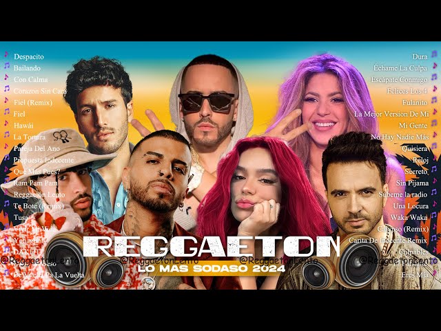 KAROL G, MYKE TOWERS, SHAKIRA, MALUMA - FIESTA LATINA 2024 MIX LO MÁS SONADO - LO MÁS NUEVO