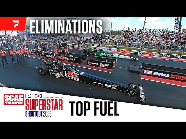 Top Fuel Eliminations | 2025 PRO Superstar Shootout at Bradenton Motorsports Park