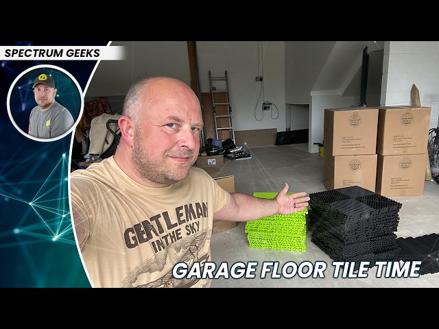 My Dream Garage Build // Part 3 // Vented Floor Tiles