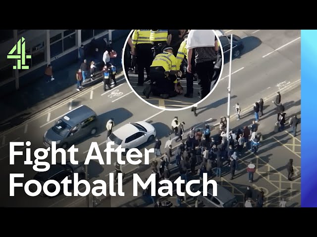 Football Fight Breaks Out After Walsall FC vs Crewe Alexandra Match | Football Cops | Channel 4