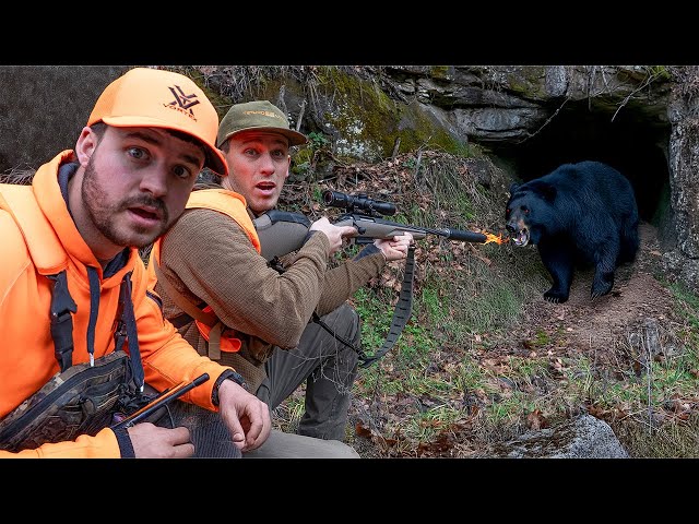 2 Days Hunting ANGRY Black Bears in CAVES with Kirk Price!!