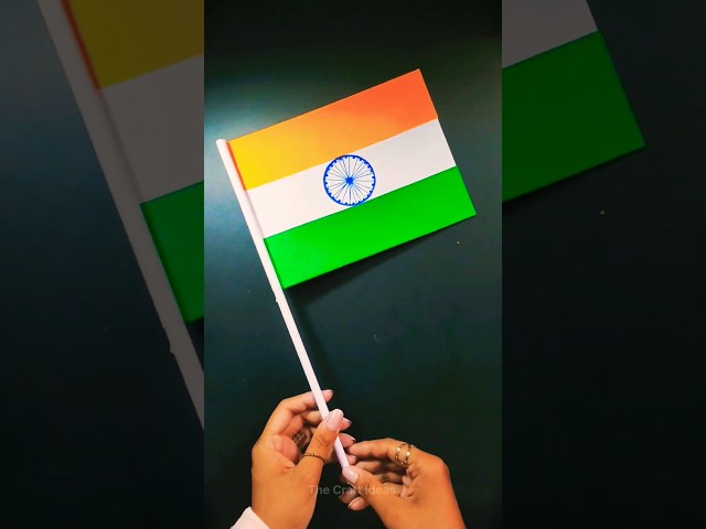 How to make flag with paper se tiranga kaise banate hain 26 January craft ideas DIY School project