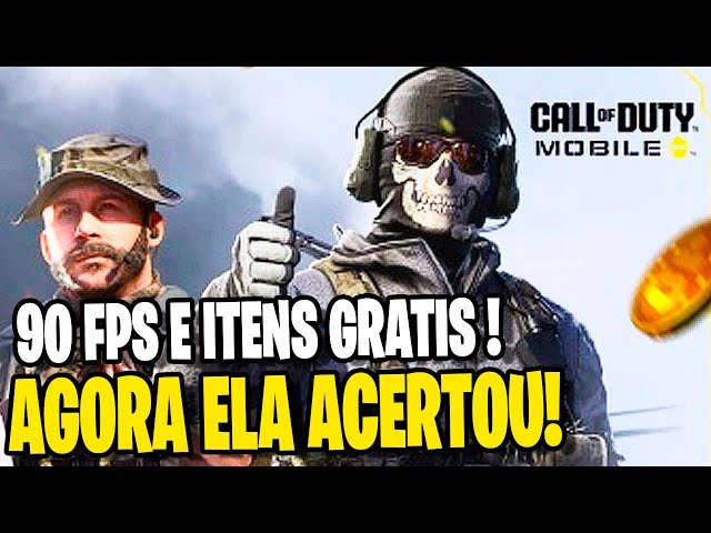 ACTIVISION ACERTOU DESSA VEZ COM 90 FPS E ITENS METAS GRATIS NO CALL OF DUTY MOBILE #codm