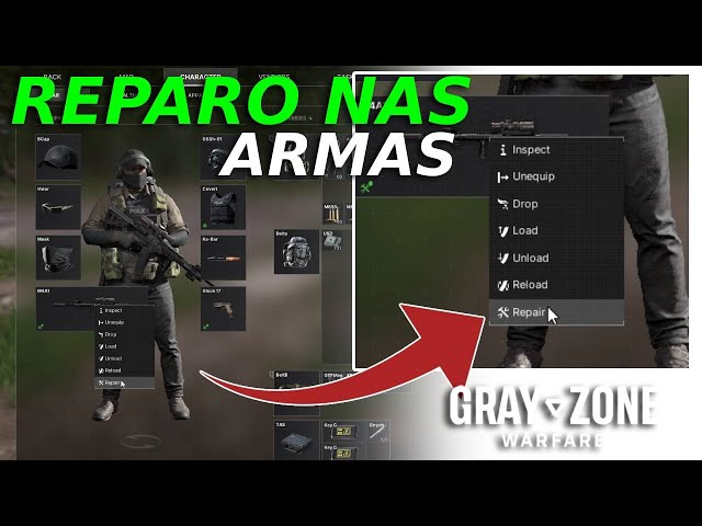 COMO REPARAR AS ARMAS NO GRAY ZONE WARFARE |  #GRAYZONEWARFARE