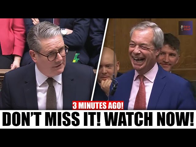 Starmer HUMILIATED by Nigel Farage and Turned Into a LAUGHING STOCK in Front of Thousands at PMQs!