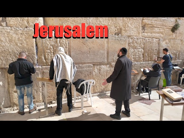 Jerusalem. From the Western Wall through the Damascus Gate. Friday