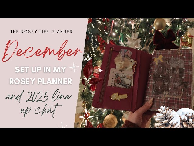 Plan with Me : Set up my A5 Monthly, Weekly & Daily Planner - Hobonichi Style 2025 line up chat