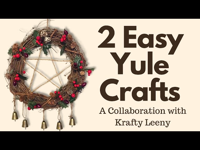 Easy Yule Craft | DIY Yule Decor | DIY Yule Decorations