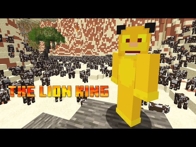 The Lion King in Minecraft | Movies in Minecraft | #Shorts