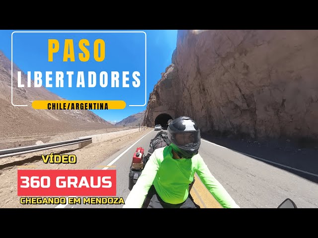 PASO LIBERTADORES CHILE/ARGENTINA EM 360 GRAUS. FILMADO NUMA INSTA360 X3