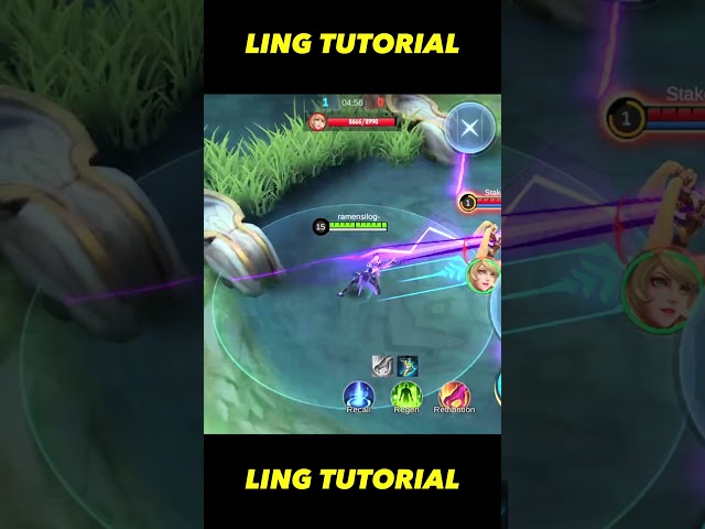 LING MLBB SHORT ULT TUTORIAL  #shorts #mlbbshorts #mlbbtutorial #mlbb #lingtutorial