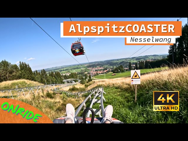 Allgäu Sommerrodelbahn: AlpspitzCOASTER Nesselwang - Onride POV