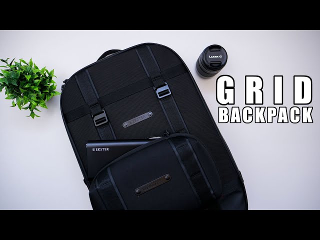 Ekster Grid Backpack Review | Modern Minimalist Camera Backpack