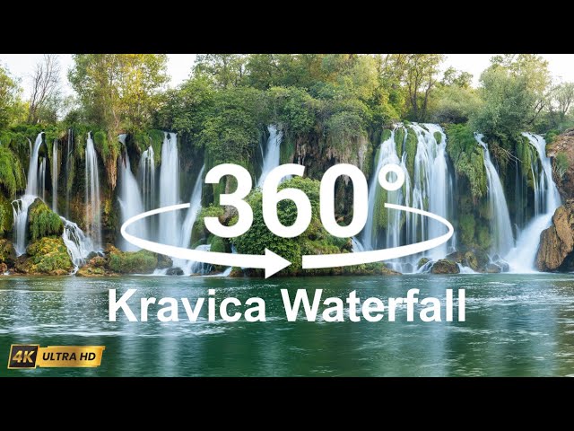 Explore Kravica Waterfall in 360 VR: A 4K Walking Tour of Bosnia’s Natural Wonder