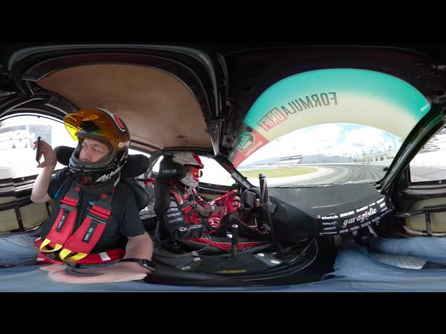 Ride along with Rome Charpentier at Irwindale Speedeay in his Pro FD Drift BMW (360 Video)