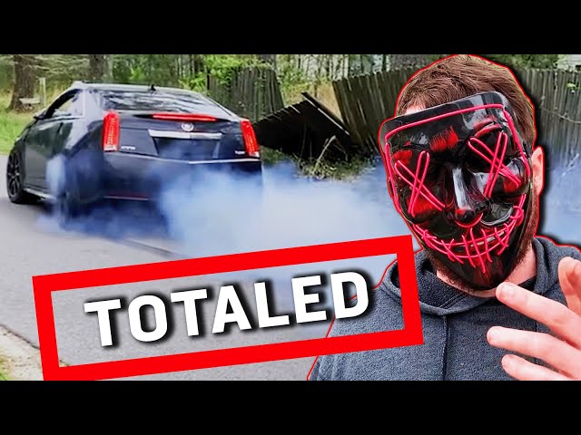 Totaled CTS-V used as a donor car for a Land Cruiser FZJ80 | Episode 3