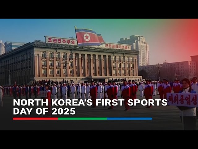 North Koreans take part in mass exercises for nation's first sports day of the year | ABS-CBN News