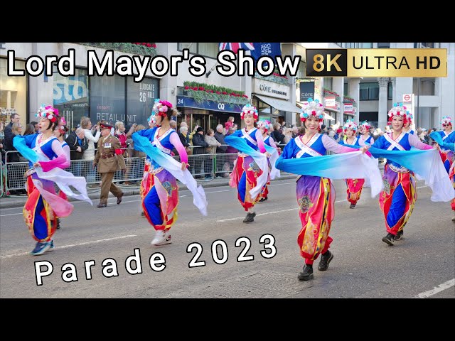 Lord Mayor's Show London 11.11.2023: Full Parade 8K/60