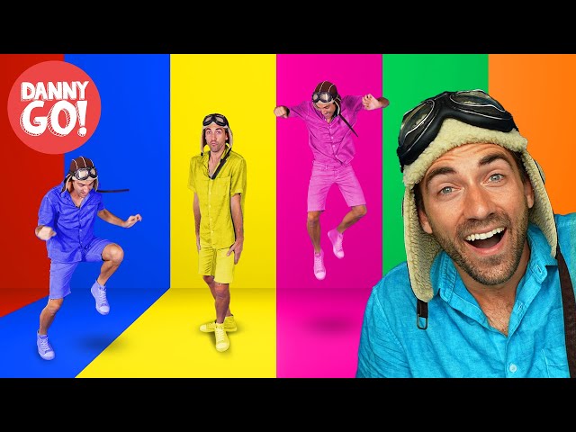 “The Color Dance Game!” 🌈 /// Would You Rather Brain Break | Danny Go! Songs for Kids