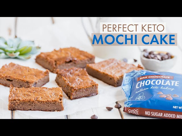 Perfect Keto Mochi Cake (Without Rice Flour!)