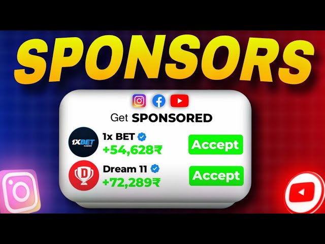 How To Get SPONSORSHIP On YouTube & Reels! Sponsorship Kaise Le