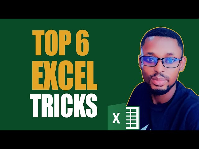 Six Microsoft Excel tricks that will change your life