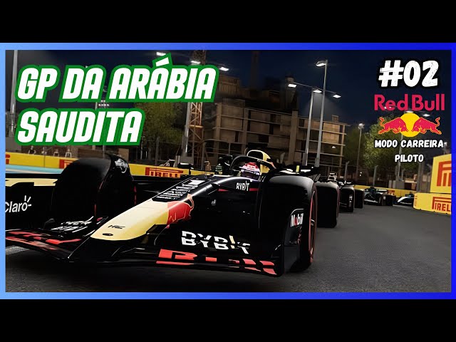 BATALHA INTERNA DOS PILOTOS DA RED BULL! - F1 24 MODO CARREIRA PILOTO - GP DA ARÁBIA SAUDITA - EP. 2