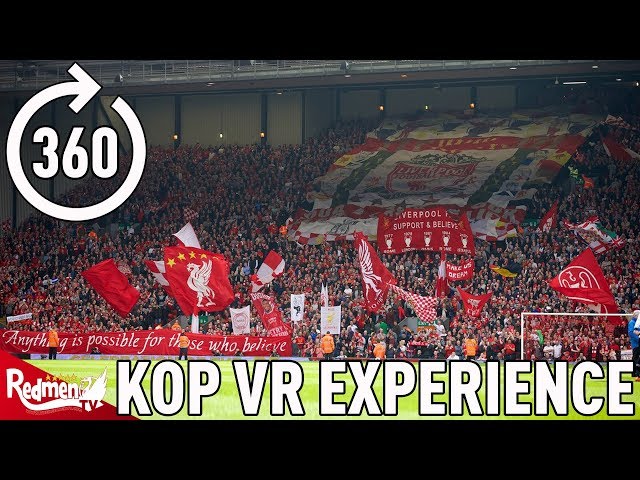 VR VIDEO: EXPERIENCE THE KOP SINGING YOU'LL NEVER WALK ALONE v EVERTON