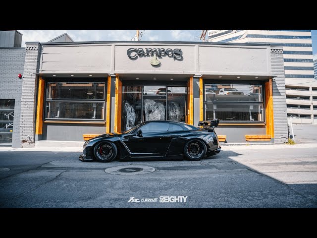 613WHP Rocket Bunny 2012 WIDEBODY GTR w/ Custom Race Fi EXHAUST X 80Eighty