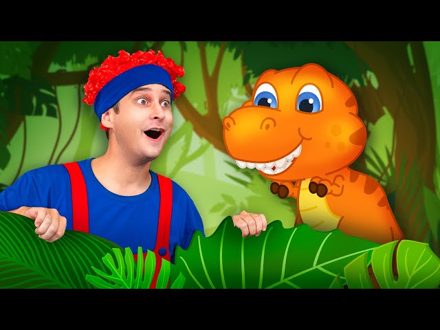 Let’s Meet T-Rex! 🦖 Fun Dinosaur Friends 🎶 Nursery Rhymes & Kids Songs