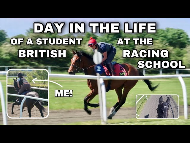 Day in the Life at The British Racing School // Training as a Student Jockey