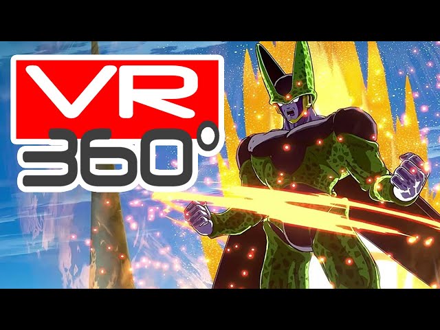 🔥 DRAGON BALL Z SAGA CELL VR 360 ⏩👀 GOKU vs CELL full fight🔥 virtual reality