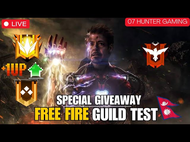 🔴FREEFIRE [ NEPAL ] BD SERVER LIVE |Diamond💎Giveaway|07 HUNTER FF 🇳🇵| #freefire #fflive