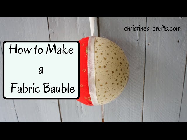 STYLISH DIY CHRISTMAS BAUBLE - Super easy and quick to make