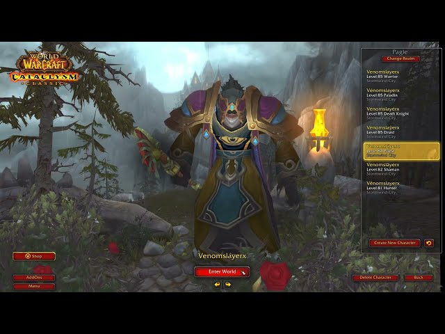 World of Warcraft Cataclysm Classic - Priest Worgen Discipline Part 18 [4K 120FPS]