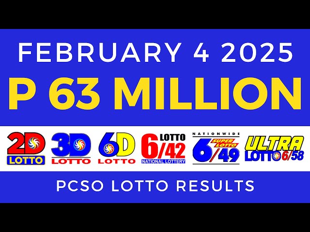 Lotto Result Today 9pm February 4 2025 PCSO