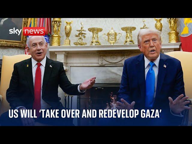 Shock as Trump says US will make Gaza 'Riviera of the Middle East'