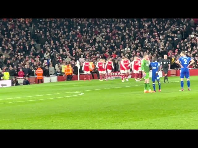 Bukayo Saka's Spectacular Finish As He Puts Arsenal 1-0 v Everton 1st March 2023