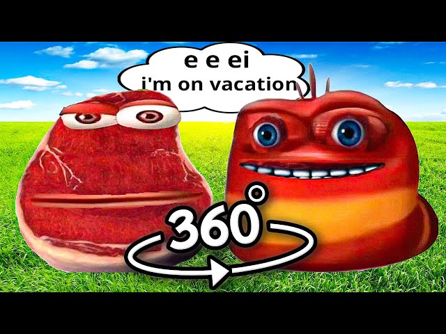 e e ei i'm on vacation vs oi oi oi red larva - 360° VR