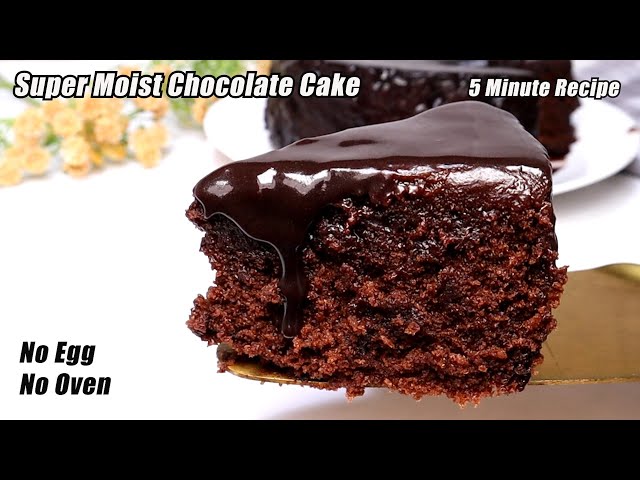 Chocolate Cake Recipe | How to make Cake at home without Oven and Egg | Super Moist Chocolate Cake