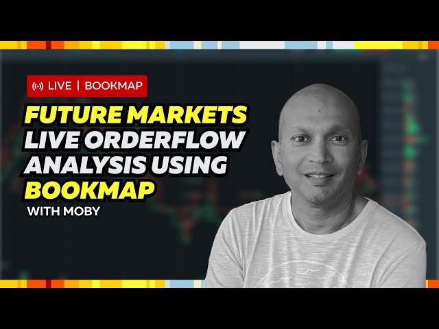 Live Futures Orderflow using Bookmap with Moby